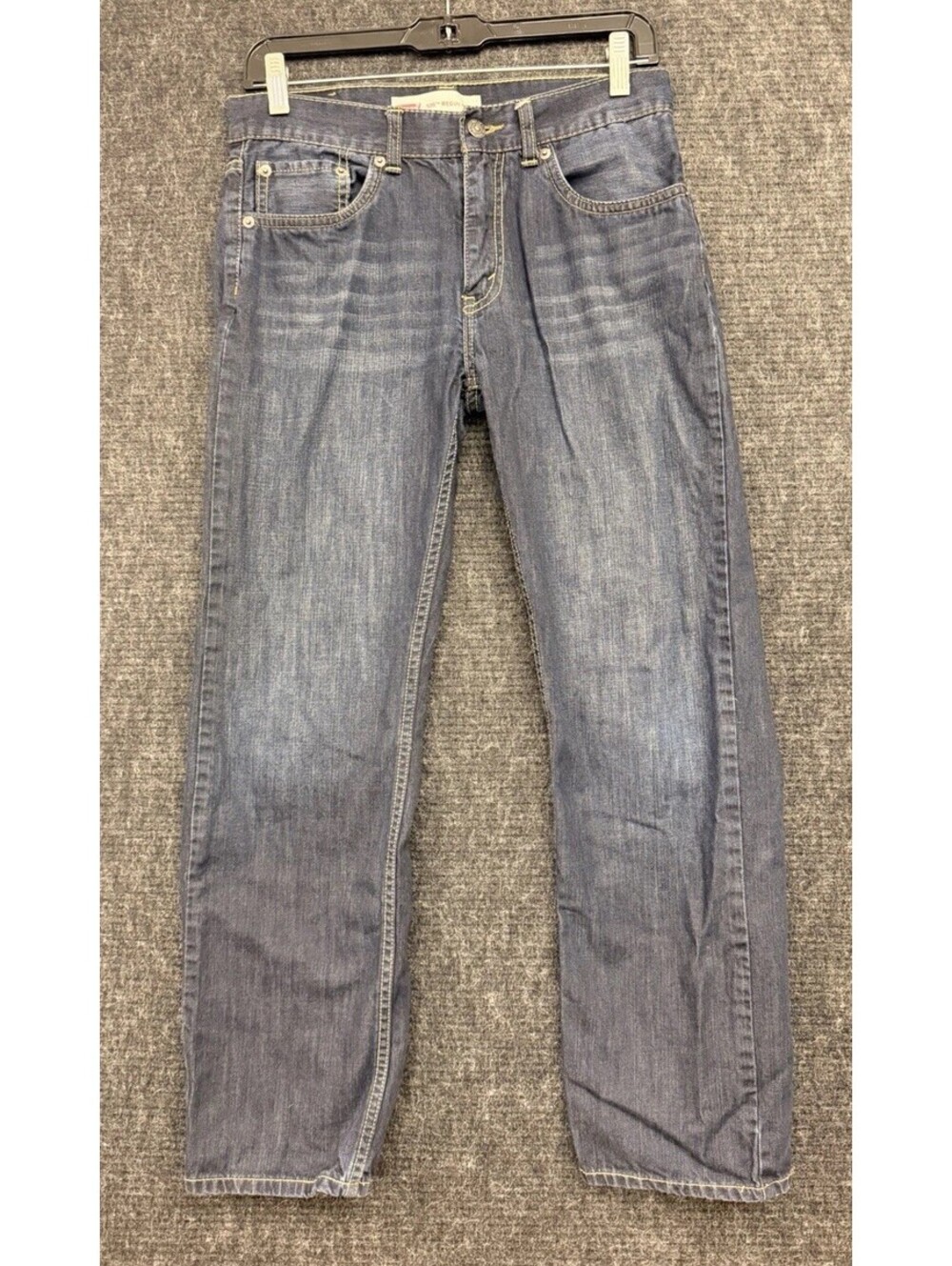 Levi's 505 Straight Leg Denim Jeans Size 16 Reg 28 x 28 Blue